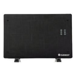 Vitrocalefactor EVEREST JX-1420 Digital plano 2000W con forzador negro
