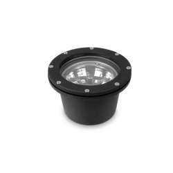Embutido piso 180° ILUMINACIÓN CASIO para 1 luz AR111 GU10 negro