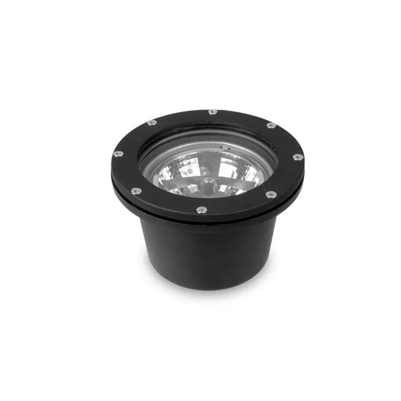 Embutido piso 180° ILUMINACIÓN CASIO para 1 luz AR111 GU10 negro