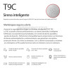 Sirena inteligente EZVIZ T9C IP54 con alarma antimovimiento 90-105dB