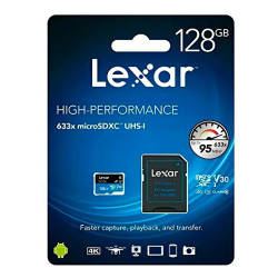 LEXAR MEMORIA MICRO SD 128GB CLASE 10 633X