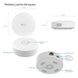 Central de alarma inteligente A3 para kit alarma Ezviz