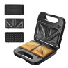 Sandiwchera SUONO HOG0226 3 en 1 850W antiadherente negra