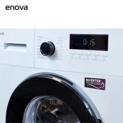 Lavarropas ENOVA LE06F11-BL inverter carga frontal 6kg 1000rpm blanco