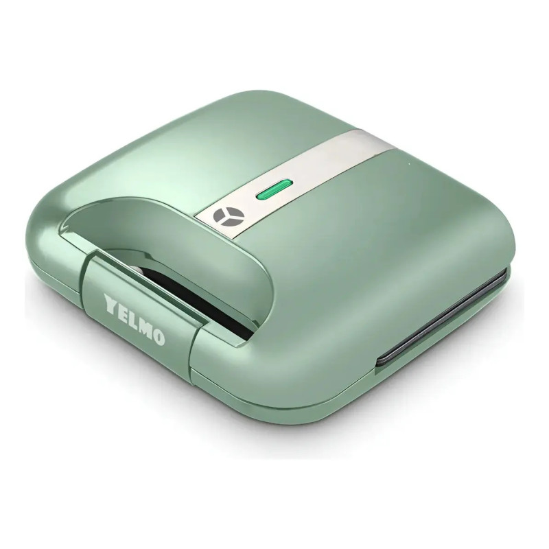 Sandwichera YELMO SW-1800 4 porciones 700W verde