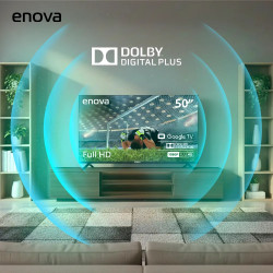 Smart TV LED ENOVA TE50FG10-TDF Google TV 50' FULL HD