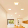 Embutido led BELLALUX cuadrado 6W 330lm 3000K luz cálida