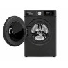 Lavarropas automático PHILCO PHLF112DGN carga frontal 11kg 1400rpm Gris