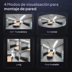 Cámara de seguridad EZVIZ E4P 6MP ojo de pez