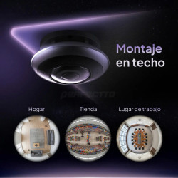 Cámara de seguridad EZVIZ E4P 6MP ojo de pez