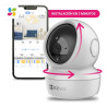 Cámara de seguridad Ezviz H6C 3MP con paneo e inclinación