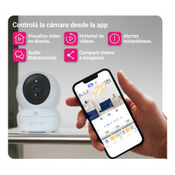 Cámara de seguridad Ezviz H6C 3MP con paneo e inclinación