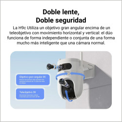 Cámara de seguridad EZVIZ H9C DUAL 5+5MP con visión nocturna