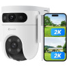 Cámara de seguridad EZVIZ H9C doble lente 3+3 MP 2K con Visión Nocturna