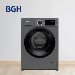 Lavarropas automático BGH BWFE06S24AR inverter 6KG 1000RPM carga frontal Silver