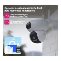 EZVIZ CAMARA IP H90-R100 DUAL (4+4MP)