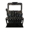 Kit de mechas acero rapido LUSQTOFF 19 piezas JMHSS19PZ-9