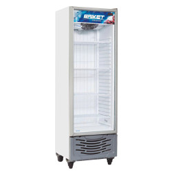 Freezer exhibidor BRIKET M4300BT -18°C vertical 417 Litros blanca
