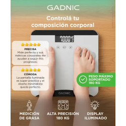 Balanza para baño GADNIC digital control grasa Peso soportado 180kg