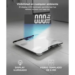 Balanza para baño GADNIC digital control grasa Peso soportado 180kg