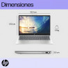 Notebook HP i3-1215 8gb RAM 512GB SSD 14'' W11H A4GZ2LA