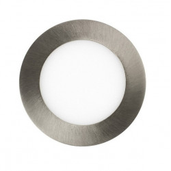 Panel lucciola plasma redondo de 12mm 6w 4000k 360lm color niquel