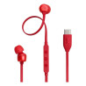 Auricular JBL TUNE 310c in ear type C rojo
