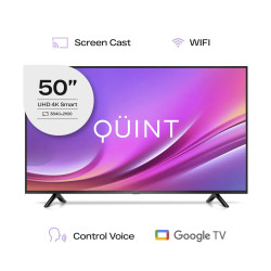 Smart TV LED QUINT QT3-50GTV2024 Google TV 50'' 4K UHD