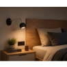 Aplique cabecera 180° ILUMINACIÓN VENUS para 1 luz GU10 con tecla encendido negro