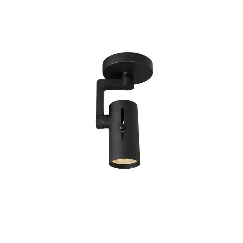 Aplique 180° ILUMINACIÓN LAVY I para 1 luz GU10 regulable negro