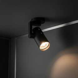 Aplique 180° ILUMINACIÓN LAVY I para 1 luz GU10 regulable negro