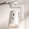 Aplique 180° ILUMINACIÓN LAVY RIEL para 1 luz GU10 cabezal regulable blanco