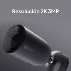 Cámara de seguridad EZVIZ EB3-R200 3MP KIT con panel solar