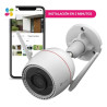 Cámara de seguridad EZVIZ CAMARA H3C 3MP IP67 con detección inteligente