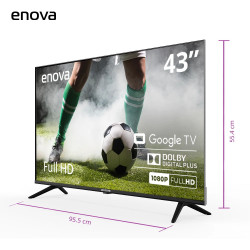 Smart TV LED ENOVA TE43FG11-TDF Google TV 43'' FULL HD