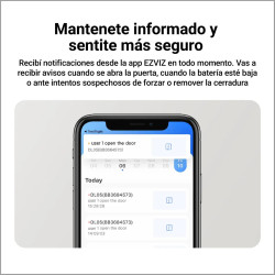 Cerradura inteligente EZVIZ con acceso huella  CS-DL06-R100