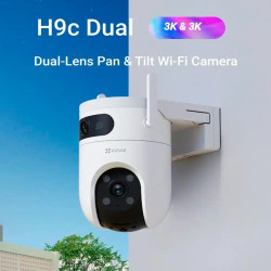 Cámara de seguridad EZVIZ H9C doble lente 3+3MP 2k con visión nocturna