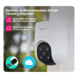 Cámara de seguridad EZVIZ H8C 5MP con visión nocturna