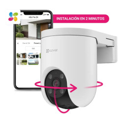 Cámara de seguridad EZVIZ H8C 5MP con visión nocturna