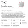 Sirena inteligente EZVIZ T9C IP54 con alarma antimovimiento 90-105dB