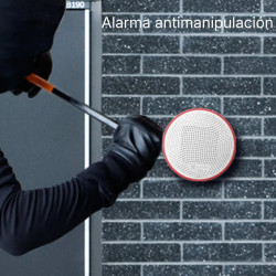 Sirena inteligente EZVIZ T9C IP54 con alarma antimovimiento 90-105dB