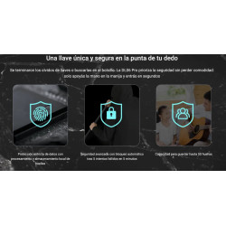 Cerradura inteligente EZVIZ con acceso doble huella DL06 PRO