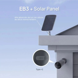 Cámara de seguridad EZVIZ EB3-R200 3MP KIT con panel solar