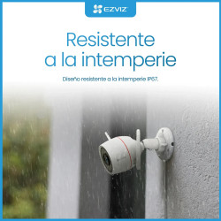 Cámara de seguridad EZVIZ CAMARA H3C 3MP IP67 con detección inteligente