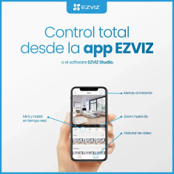 Cámara de seguridad EZVIZ CAMARA H3C 3MP IP67 con detección inteligente