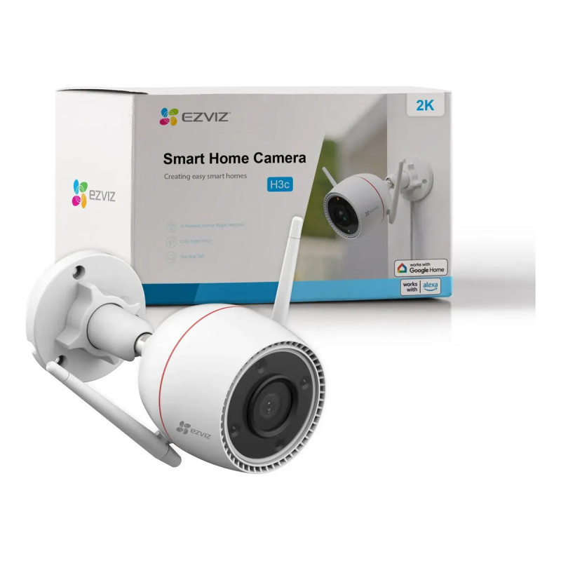 Cámara de seguridad EZVIZ CAMARA H3C 3MP IP67 con detección inteligente