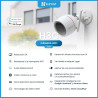 Cámara de seguridad EZVIZ CAMARA H3C 3MP IP67 con detección inteligente