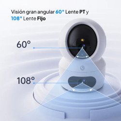 Cámara de seguridad EZVIZ H7C 4+4MP con seguimiento inteligente