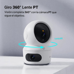 Cámara de seguridad EZVIZ H7C 4+4MP con seguimiento inteligente