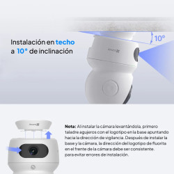 Cámara de seguridad EZVIZ H7C 4+4MP con seguimiento inteligente